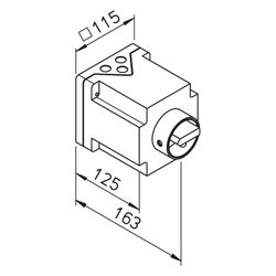 Helios RS 6 plus 1 11 Revisionsschalter, 6-polig 11kW, AC-23B, 400V, 3-PH IP 65, Verriege... HELIOS-06389 4010184063896 (Abb. 1)
