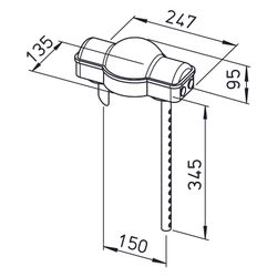 Helios Kanalrauchmelder RMK, IP 54, potentialfreier Öffner, 16-28V DC, 22/11mA... HELIOS-04982 4010184049821 (Abb. 1)