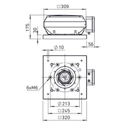 Helios VDW 180/2 Vertikal-Dachventilator 1-PH 230V, 2-polig, 540m3/h, 59W... HELIOS-07120 4010184071204 (Abb. 1)