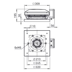 Helios RDW EC 180 Horizontal-Dachventilator DN 180, 1-PH 230V, EC-Motor, 560m3/h, 150W... HELIOS-07125 4010184071259 (Abb. 1)