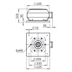 Helios VDW 200/4 Vertikal-Dachventilator 1-PH 230V, 4-polig, 535m3/h, 34W... HELIOS-07134 4010184071341 (Abb. 1)