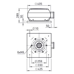 Helios VDW EC 225 A Vertikal-Dachventilator 1-PH 230V, EC-Motor, 1365m3/h, 150W... HELIOS-07241 4010184072416 (Abb. 1)