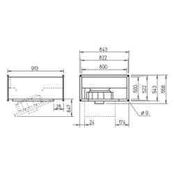 Helios KRD 560/4/80/50 Kanalventilator 3-PH 400V, 11970m3/h, 2330W... HELIOS-06147 4010184061472 (Abb. 1)