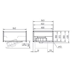 Helios KRW 355/4/60/35 Kanalventilator schwenkout 1-PH 230V, 3600m3/h, 367W... HELIOS-08692 4010184086925 (Abb. 1)