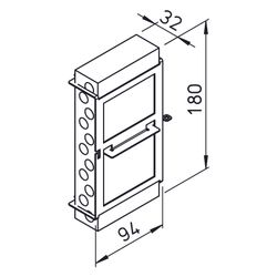 Helios KWL 45 SEL Schalldämmelement für Laibungskanal... HELIOS-04170 4010184041702 (Abb. 1)