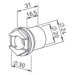 Helios GB-RA Regenablauf bei Außenaufstellung für Gigabox T120... HELIOS-09418 4010184094180 (Abb. 1)