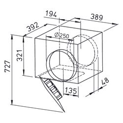 Helios SVR EC 250 SlimVent EC Radialventilator mit Rohranschluss DN 250, 1-PH 230V regelb... HELIOS-02294 4010184022947 (Abb. 1)