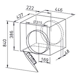 Helios SVR EC 315 A SlimVent EC Radialventilator mit Rohranschluss DN 315, 1-PH 230V rege... HELIOS-02669 4010184026693 (Abb. 1)