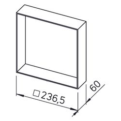 Helios ELS-UPA Unterputz-Ausgleichsrahmen zu UP-Gehäuse... HELIOS-07332 4010184073321 (Abb. 1)