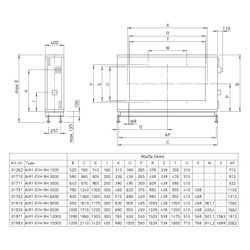 Helios Elektro-Vorheizung AIR1-EVH RH 15000, extern, 22,0kW, 400V, RAL 7047... HELIOS-01883 4010184018834 (Abb. 1)