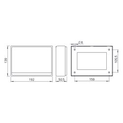 Helios Bedienelement AIR1-BE TOUCH Touch grafisches Touchdisplay 7 Zoll ED-T7 für AIR1... HELIOS-06187 4010184061878 (Abb. 1)