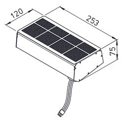 Helios KWL-EVH 170 W Elektro-Vorheizung zu KWL EC 170 W, 100W... HELIOS-00936 4010184009368 (Abb. 1)