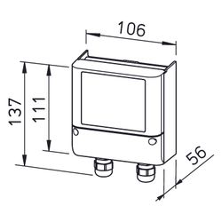 Helios ETR elektrisch Temperaturregler für EC- und AC-Ventilatoren mit FU 24V / 0-10V... HELIOS-01438 4010184014386 (Abb. 1)