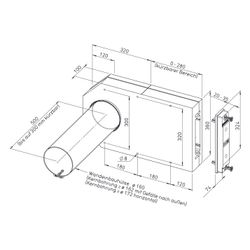 Helios KWL 45-160 LE-RP Rohbaupaket Laibung mit Laibungskanal und Wandeinbauhülse... HELIOS-08160 4010184081609 (Abb. 1)