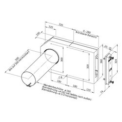 Helios Rohbaupaket KWL 45-160 LE-RP, Laibung mit Laibungskanal und Wandeinbauhülse... HELIOS-08160 4010184081609 (Abb. 1)