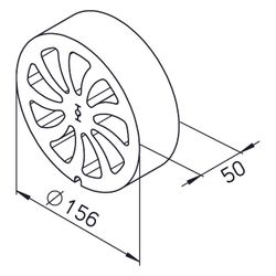 Helios KWL 45-160 SE Schalldämmelement DN 160 für Wandeinbauhülse... HELIOS-09362 4010184093626 (Abb. 1)