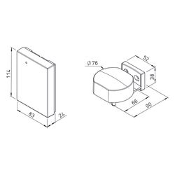 Helios FDR Feuchtedifferenzregelung bestehend aus Innensteuerung und Außensensor... HELIOS-08157 4010184081579 (Abb. 1)