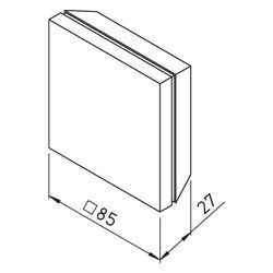 Helios Raumsensor AIR1/KWL-FTF FTF, 0-10V Ausgang... HELIOS-20252 4010184202523 (Abb. 1)