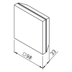 Helios KWL-CO2 eC Raumsensor CO2 für easyControls... HELIOS-20248 4010184202486 (Abb. 1)