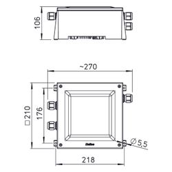 Helios KWL-EM eC Erweiterungsmodul zum Anschluss von externen Heizregister für easyContro... HELIOS-40155 4010184401551 (Abb. 1)