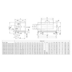 Helios Direktverdampfer AIR1-CO DX XH 3500 R als Change-over-Register, Anschluss rechts, ... HELIOS-40385 4010184403852 (Abb. 1)