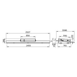 Helios Wetterschutzdach AIR1-AAD XHP 2500, für Außenaufstellung, witterungsbeständig... HELIOS-40591 4010184405917 (Abb. 1)