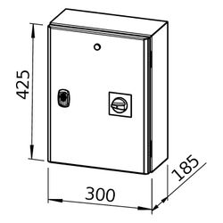 Helios Trafo-Drehzahlsteller RDS 4, mit Motorvollschutz, 4,0A, 3-PH 400V... HELIOS-01316 4010184013167 (Abb. 1)