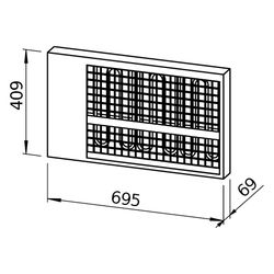 Helios Elektro-Vorheizung AIR1-EVH XHP 1500, intern, 3,6kW, 400V... HELIOS-40571 4010184405719 (Abb. 1)