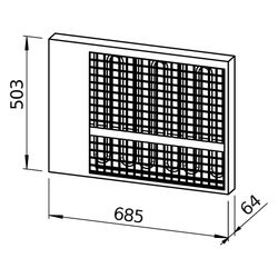 Helios Elektro-Vorheizung AIR1-EVH XHP 2500, intern, 9kW, 400V... HELIOS-40584 4010184405849 (Abb. 1)