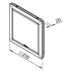 Helios ELS NFC F Ventilatoreinsatz mit Fassade, Volumenströme 7,5-100m3/h wählbar, mit Fe... HELIOS-40762 4010184407621 (Abb. 1)