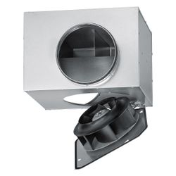 Helios SVS 200 K SlimVent schallgedämpfter Radialventilator mit Rohranschluss DN 200, 940... HELIOS-00132 4010184001324 (Abb. 1)