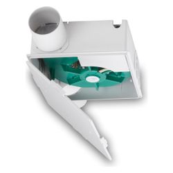 Helios SVV 80 SlimVent Radialventilator mit Rohranschluss DN 80, 110/65/35m3h, 230V... HELIOS-02660 4010184026600 (Abb. 1)
