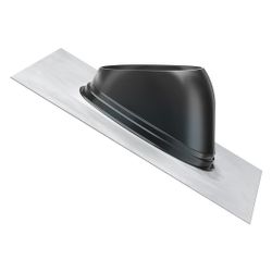 Helios UDP 100/125 S Universal-Dachpfanne Schwarz mit Bleirand, Neigung 25-45 Grad, zu Da... HELIOS-02021 4010184020219 (Abb. 1)