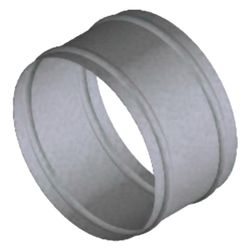 Helios VH 350/355 Verlängerungshülse DN 355, Länge 15cm, Stahl verzinkt... HELIOS-01345 4010184013457 (Abb. 1)