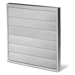 Helios VK 355 Verschlussklappe DN 355, selbsttätig, Kunststoff, Hellgrau... HELIOS-00761 4010184007616 (Abb. 1)