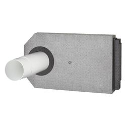 Helios ZRL 125 Rohbaupaket Laibung mit Teleskoprohr DN 125, Länge 260-500mm, inkl. 2 Putz... HELIOS-07462 4010184074625 (Abb. 1)