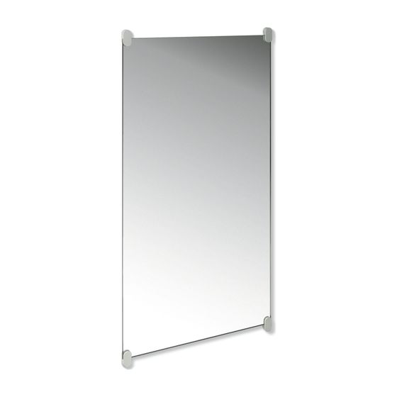 HEWI Wandspiegel mit Spiegelhalter Serie 801 aquablau