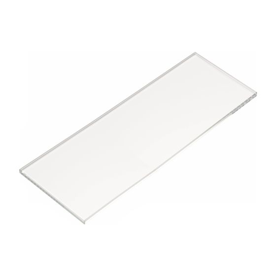 HEWI Glasplatte Serie 477 aus Klarglas, 287mm breit