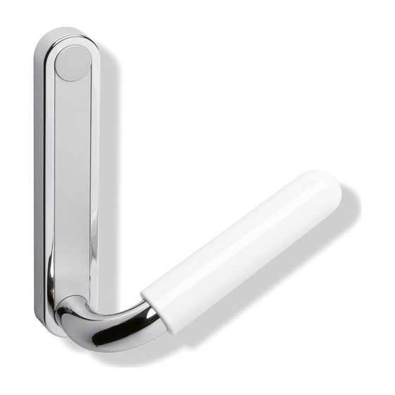 HEWI Haltegriff mit Schild Serie 802 links, LifeSystem reinweiß