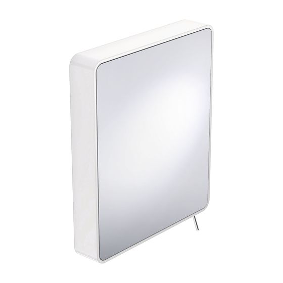 HEWI Kippspiegel System 800, weiß, B 580mm, H 680mm, T 115mm