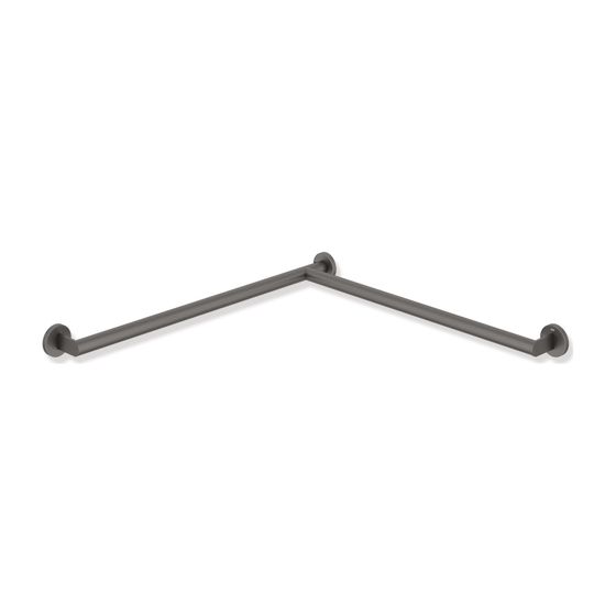 HEWI Duschhandlauf System 900 D 32, Ausführung links 965x965mm pulverbeschichtet Schwarz tiefmatt