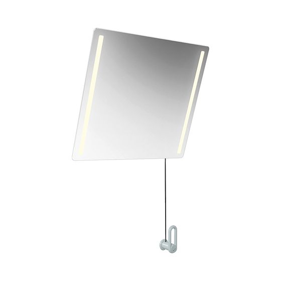 HEWI Kippspiegel LED basic Serie 801 B 600mm H 540mm felsgrau
