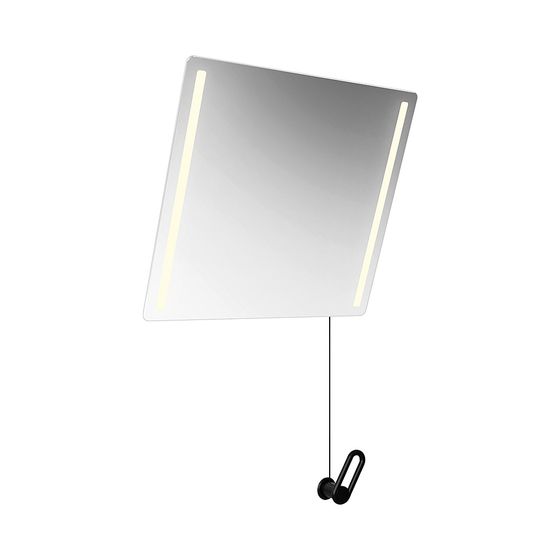 HEWI Kippspiegel LED basic Serie 801 matt, B 600mm H 540mm aquablau