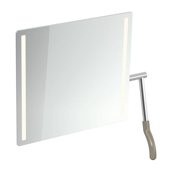 HEWI Kippspiegel Serie 802 LED basic, rechts sand