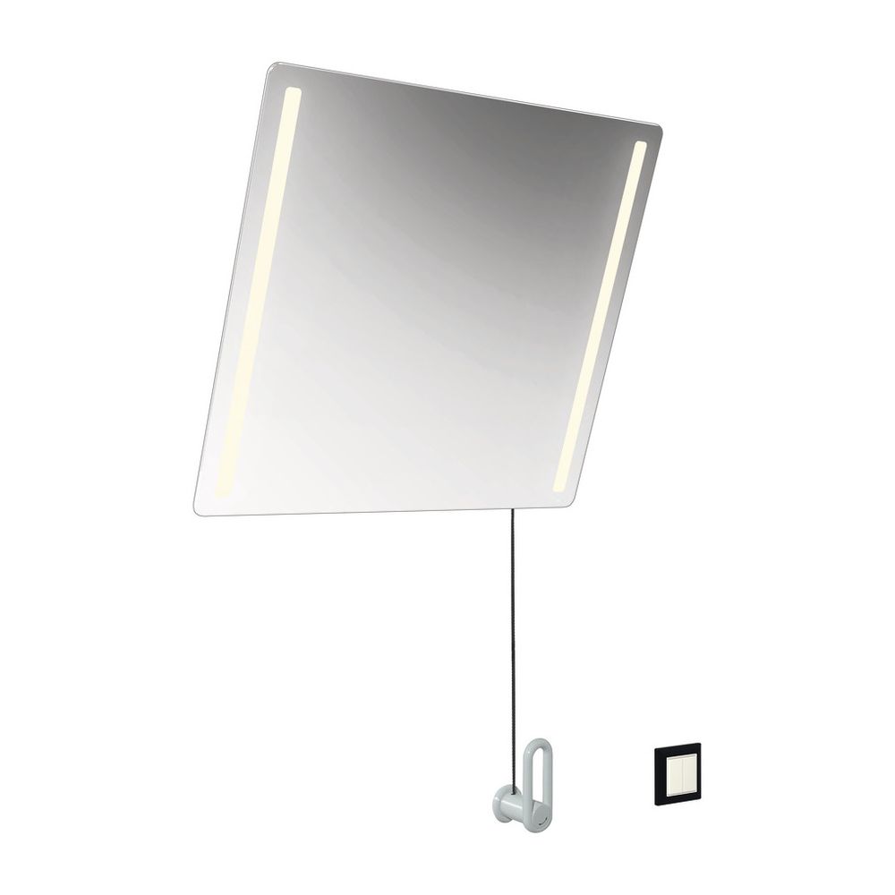 HEWI Kippspiegel LED plus Serie 801 B 600mm H 540mm rubinrot... HEWI-801.01.401 33 4014885602460 (Abb. 1)