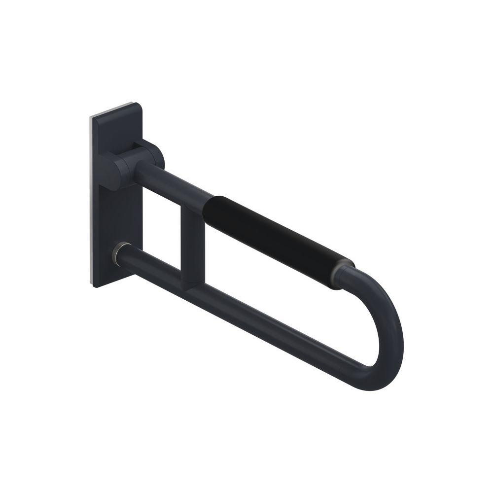 HEWI mobiler Stützklappgriff Serie 801 drehbar, matt, L 750mm, mit Armpolster licht... HEWI-801.50B148 97 4014885617662 (Abb. 1)