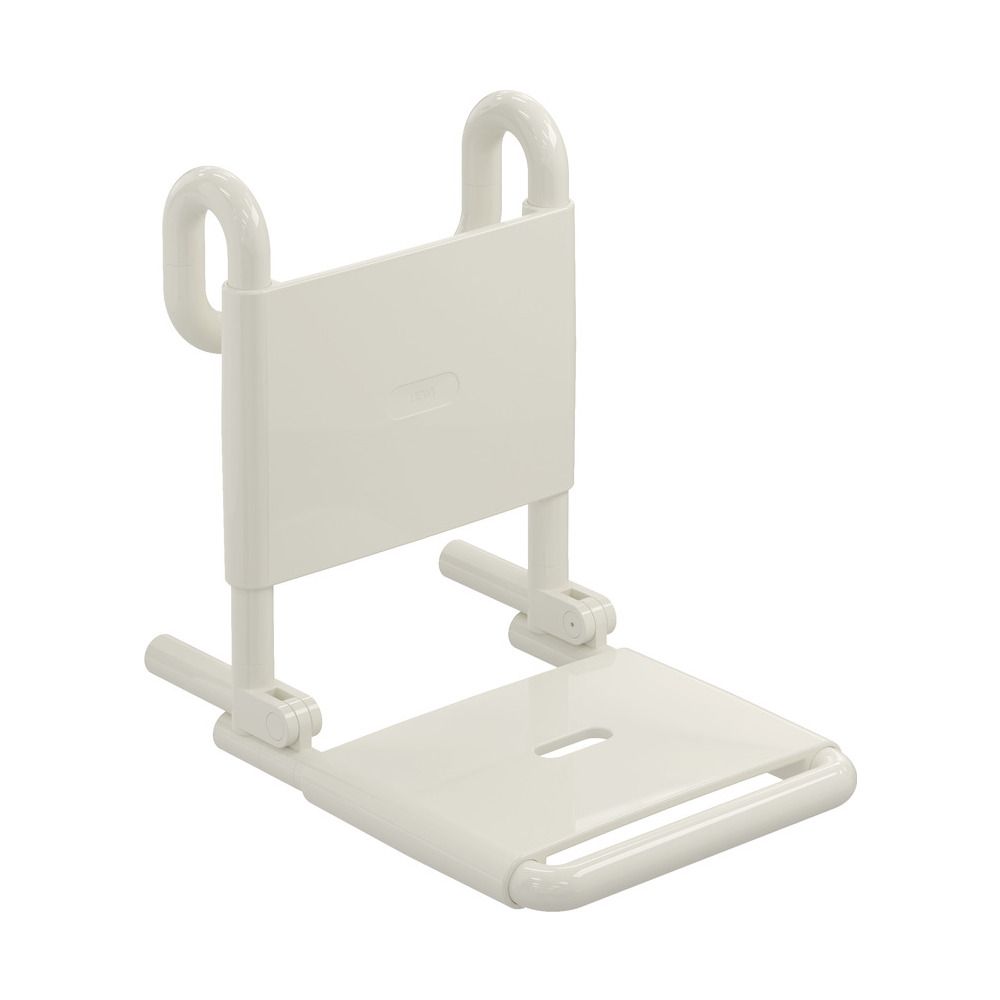 HEWI Einhängesitz klappbar B 345mm T 485mm H 472mm reinweiß... HEWI-801.51.107 99 4014885643920 (Abb. 1)