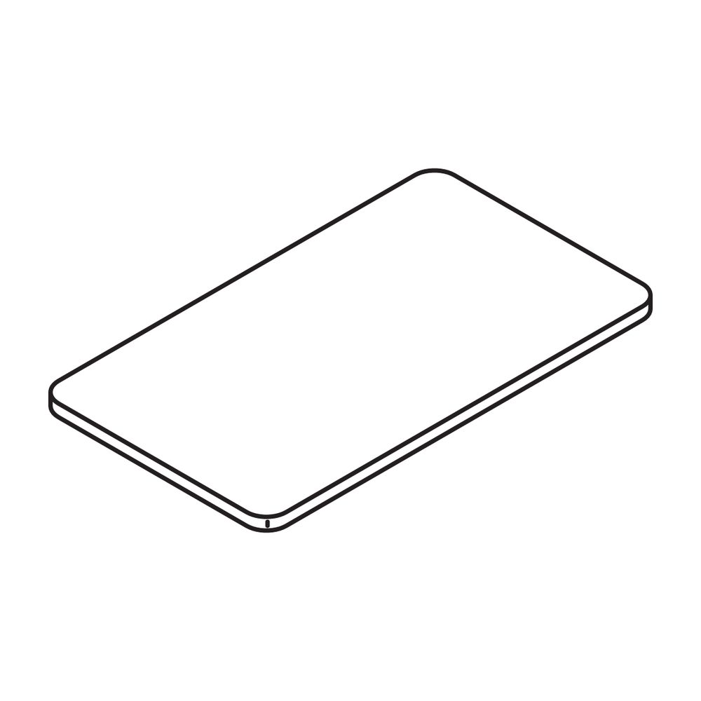 HEWI Glasplatte 200mm, für Ablage 815.03.10005... HEWI-63499 4014884986288 (Abb. 2)