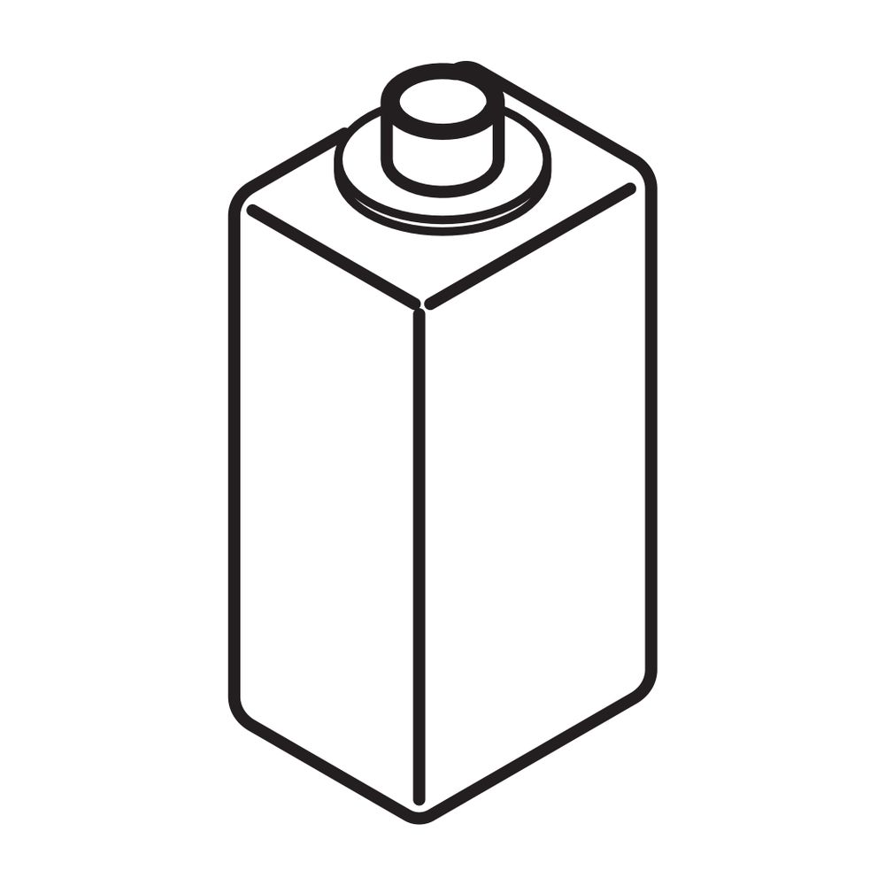HEWI Leerflasche für 805.06.350, aus Kunststoff, 0,5 Liter... HEWI-805.06.E02 4014884953136 (Abb. 2)