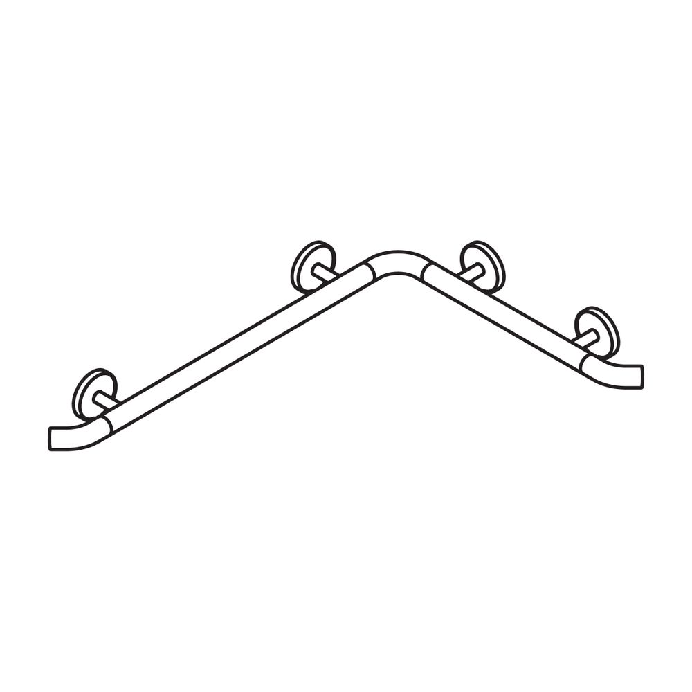 HEWI Dusch-, Wannenhandlauf Warm Touch 800x560mm D 33 chromoptisch beschichtet... HEWI-950.35.13050 4014885613237 (Abb. 3)